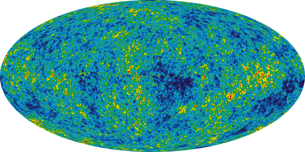 CMB sky as seen by WMAP
