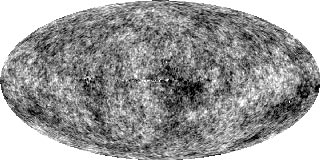 WMAP ILC Seven Year Microwave Sky - Grayscale