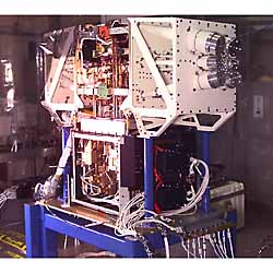 WMAP instrument under construction in a clean room